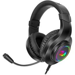 Casque réducteur de bruit gaming filaire avec micro Redragon HYLAS H260RGB - Noir