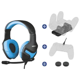Micro PlayStation 4 Konix BLACK AND BLUE PS4 GAMER PACK