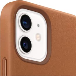 Coque en cuir Apple iPhone 12 Pro Max - Magsafe - Cuir Marron