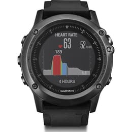 Montre Garmin Cardio GPS Fēnix 3 Sapphire - Gris/Noir