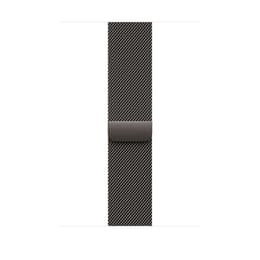 Apple Watch (2025) GPS + Cellular 46 mm - Titane Ardoise - Bracelet milanais Black