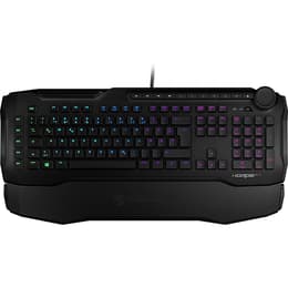 Clavier Roccat QWERTZ Allemand rétroéclairé Horde Aimo