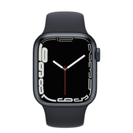 Apple Watch Series 7 (2021) GPS 45 mm - Aluminium Minuit - Bracelet sport Black