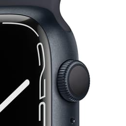 Apple Watch Series 7 (2021) GPS 45 mm - Aluminium Minuit - Bracelet sport Black