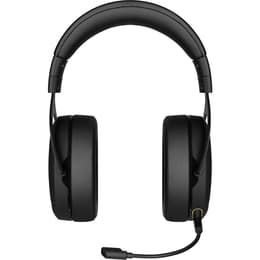 Casque réducteur de bruit gaming filaire + sans fil avec micro Corsair HS70 Bluetooth - Noir