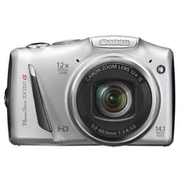 Compact PowerShot SX150 IS - Gris + Canon Zoom Lens 12X IS 28–336mm f/3.4–5.6 f/3.4–5.6
