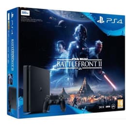 PlayStation 4 Slim 500Go - Noir + Star Wars Battlefront II