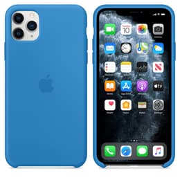 Coque en silicone Apple iPhone 11 Pro Max - Silicone Bleu