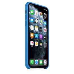 Coque en silicone Apple iPhone 11 Pro Max - Silicone Bleu