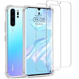 Coque Huawei P30 Pro/P30 Pro New Edition et 2 écrans de protection - TPU - Transparent