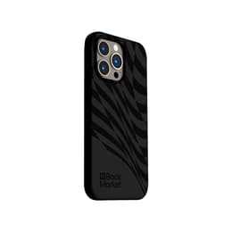 Coque Back Market iPhone 13 Pro et écran de protection - Plastique recyclé - Noir Motif Vague