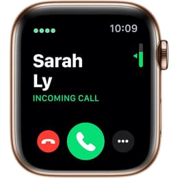 Apple Watch Series 8 (2022) - (bracelet non inclus) - GPS + Cellular 45 mm - Gold Acier inoxydable