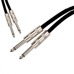 Câble Câbles audio Enceintes/haut-parleurs Ibiza sound SONO - 2x Jack Mono MALE 6.35mm - Longueur 5M