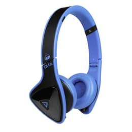 Casque gaming filaire + sans fil avec micro Monster DNA On-Ear - Bleu/Noir