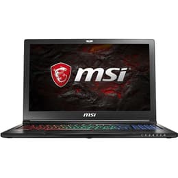 MSI GS63VR 7RG Stealth Pro 15" Core i7 2.8 GHz - SSD 256 Go + HDD 2 To - 16 Go - NVIDIA GeForce GTX 1070 QWERTY - Anglais