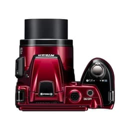 Compact Nikon Coolpix L120 - Noir/Rouge