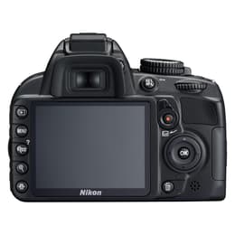 Reflex Nikon D3100 - Noir + Objectif Nikon AF-S Nikkor 55-200 mm f/4-5.6G ED - Noir