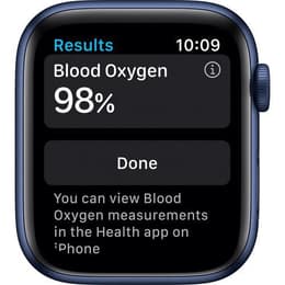 Apple Watch Series 6 (2020) GPS 40 mm - Aluminium Blue - Bracelet sport Blue