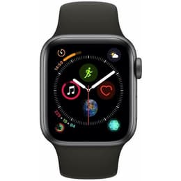 Apple Watch (Series 4) 2018 GPS 44 mm - Aluminium Gris sidéral - Sport Noir