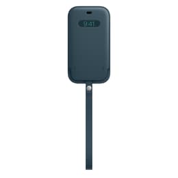 Coque en cuir Apple iPhone 12 mini - Magsafe - Cuir Bleu