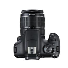 DSLR - Canon EOS 2000D - Noir + objectif Canon EF-S 18-55mm f/3.5-5.6 IS II