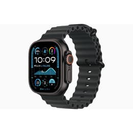 Apple Watch Ultra 2 (2023) GPS + Cellular 49 mm - Titane Black - Bracelet Océan Black