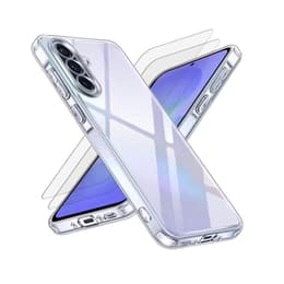 Coque Galaxy A36 et 2 écrans de protection - TPU - Transparent
