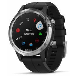 Montre Garmin Cardio GPS Fenix 5S Plus - Argent/Noir