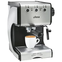 Machine Expresso Sans capsules Ufesa CE7141 L - Gris/Noir