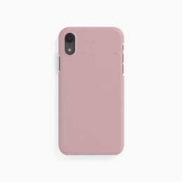 Coque iPhone XR - Matière naturelle - Rose