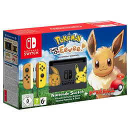 Switch 32Go - Noir - Edition limitée Pokemon Lets Go Pikachu & Eevee + Pokemon Lets Go Pikachu & Eevee