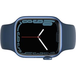Apple Watch Series 7 (2021) GPS + Cellular 45 mm - Aluminium Blue - Bracelet sport Blue
