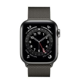 Apple Watch (Series 4) 2018 GPS 44 mm - Aluminium Gris sidéral - Milanais Gris