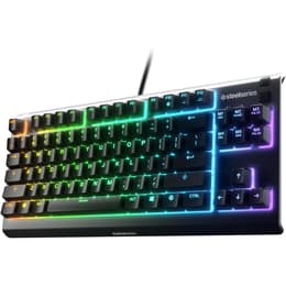 Clavier Steelseries QWERTY Anglais (US) rétroéclairé Apex 3 TKL