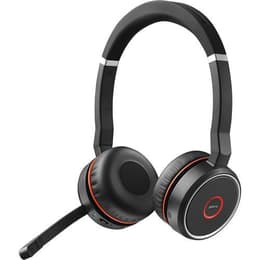 Casque réducteur de bruit sans fil avec micro Jabra Evolve 75 MS Stereo, Link 370 - Noir