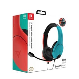Casque réducteur de bruit gaming filaire avec micro Pdp Airlite 500-162-blrd v.2 - Rouge/Bleu