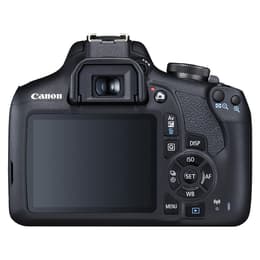 Reflex - Canon EOS 2000D - Noir + objectif Canon Zoom Lens EF-S 18-55mm f/3.5-5.6 IS II + Canon EF-S 55-250mm f/4.0-5.6 IS f/3.5-5.6 + f/4.0-5.6