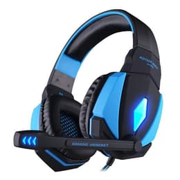 Casque réducteur de bruit gaming filaire (secteur) avec micro Kotion Each G4000 - Bleu