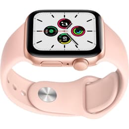 Apple Watch (Series SE) 2020 GPS 40 mm - Aluminium Or - Bracelet sport Rose des sables