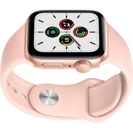 Apple Watch Series SE 1 (2020) GPS 40 mm - Aluminium Gold - Bracelet sport Pink