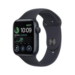 Apple Watch (Series SE) 2022 GPS 40 mm - Aluminium Minuit - Bracelet sport Noir