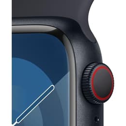 Apple Watch () 2023 GPS 41 mm - Aluminium Noir - Bracelet sport Noir