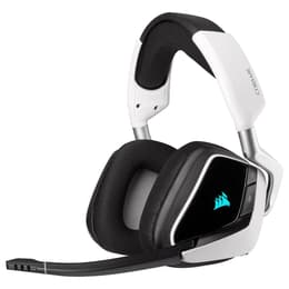 Casque réducteur de bruit gaming sans fil avec micro Corsair Void RGB Elite Wireless - Blanc