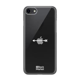 Coque Back Market iPhone 7/8/SE 2020/2022 et écran de protection - Plastique 60% recyclé - Transparent