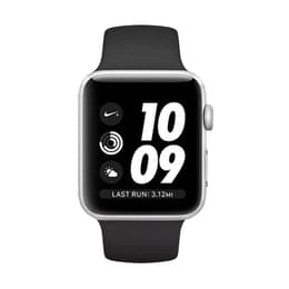 Apple Watch (Series 3) 2017 GPS 42 mm - Aluminium Argent - Sport Noir