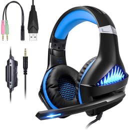 Casque gaming filaire avec micro Gameware GW149 - Noir/Bleu