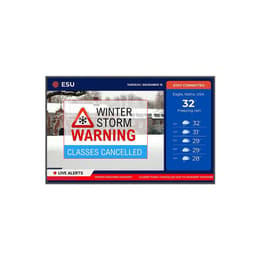 Écran 43" LED 4k ultra hd / ultra hd / 2160p Planar Systems SLP43-T Simplicity P Series