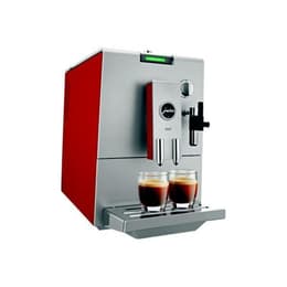 Cafetière avec broyeur Jura ENA 7 L - Argent/Rouge