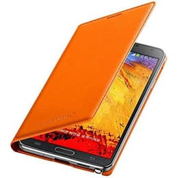 Coque Galaxy Note 3 - Cuir - Orange