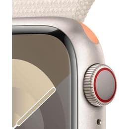 Apple Watch Series 9 (2023) GPS 41 mm - Aluminium Starlight - Boucle sport Starlight